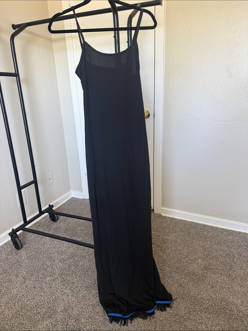 Israelite Dress with Fringes and Blue Boarder
